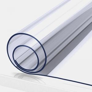 China Soft Transparent Flat PVC Sheet Panel For Tablecloth Curtain ROSH Certificated on sale