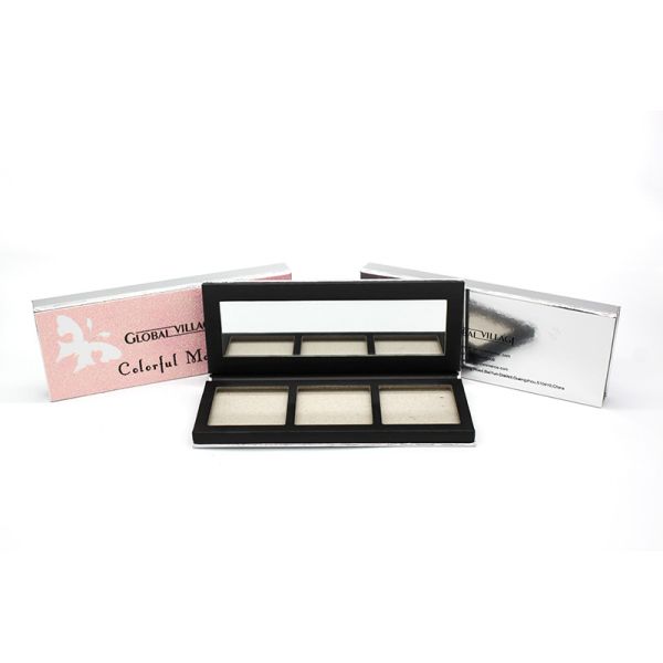 Empty Paper Highlighter And Contour Palette Customized For Makeup