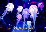 Inflatable Lighting Jellyfish with Changing Color Led Light for Party Night