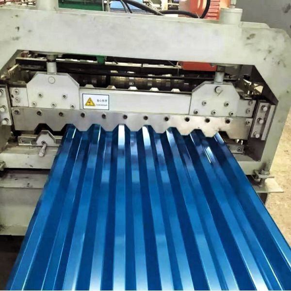 Galvanized Steel Roofing Corrugated Sheet Roll Forming Machine 13 - 16 Rows