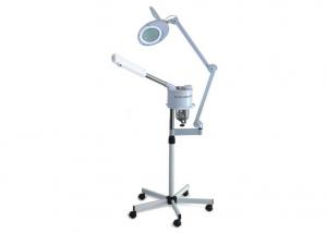 China 2 In 1 Beauty Salon Instruments Professional Facial Steamer With LED Magnifier Lens on sale