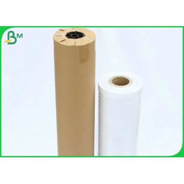 Width1.6 1.8 meter 45gr Sulphite Semi White Paper For Printing Textile Garment 