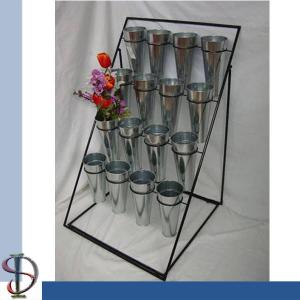 Bouquets Mult-layers Display Stand / flower metal step tiers display rack / POP display stand