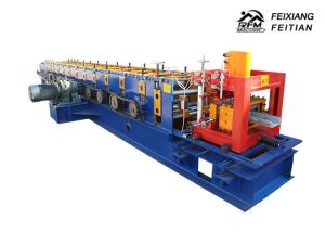 C / U / Z Purlin Roll Forming Machine PLC Control For Steel Structure