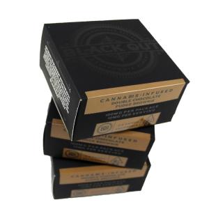 China Luxury Chocolates Folding Carton Box With Velvet Surface Spot UV Coating on sale