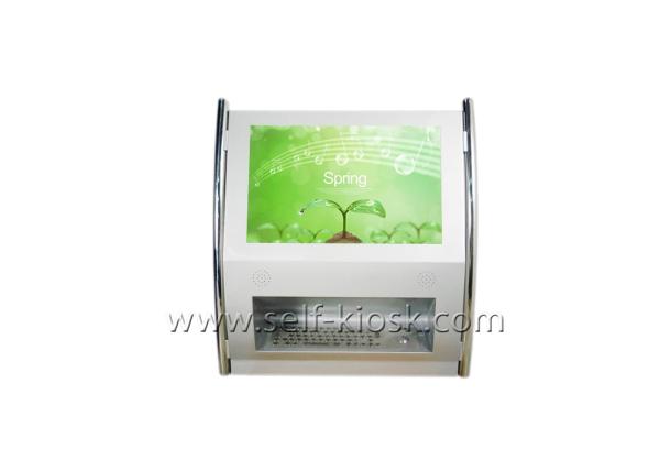 Buy Space Saving Interactive Wall Mounted Computer Kiosk With Metal Keyboard at wholesale prices