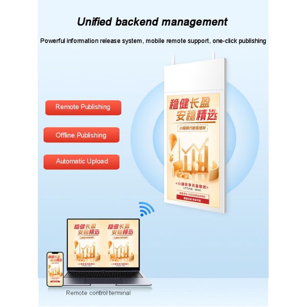 Indoor 65 Inch High Brightness 3000nits LCD Monitor Android Digital Advertising Display Screen for Shop Window