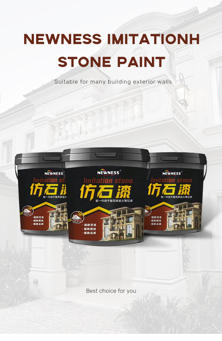 Waterproof Exterior Heat Insulation Lime Wash Paint 15 Years Spray Application Method