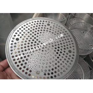 Round Type 2mm Hole Size Perforated Metal Mesh 1m Width 2m Length