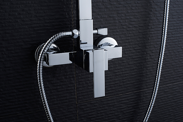 Brass Bathroom Square Shower Set , Thermostatic Shower Systems ROVATE