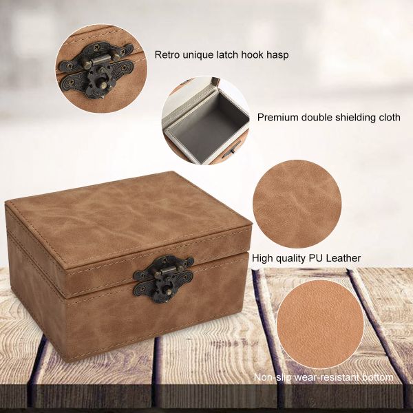 Waterproof Faraday Cage Key Box For Car Keys Keyless Entry System Anti Spying