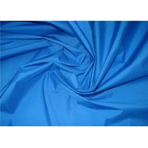 Quality Blue Woven &amp; Dyeing 100 Polyester Fabric Pongee Light And Elegant Eco - Friendly for sale