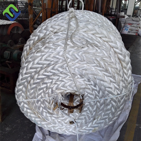 56mm Diameter Non-Floating 8 Strand Nylon Mooring Rope