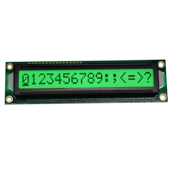 Buy 16*1 Dot Matrix Character LCM GLED Backlight Type In Flat Rectangle Shape at wholesale prices