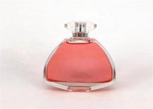 China Creative Bayonet High Grade Crystal Glass Perfume Bottles 100ml Transparent Color on sale