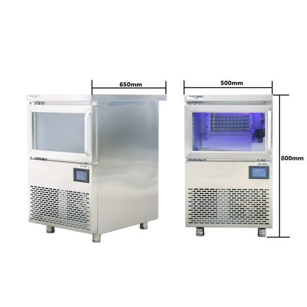 Blue Light Commercial Ice Making Machine for Bars Application