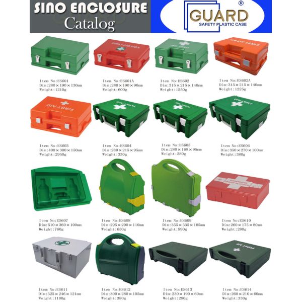 Portable Empty Odm First Aid Kit Box Water Tight