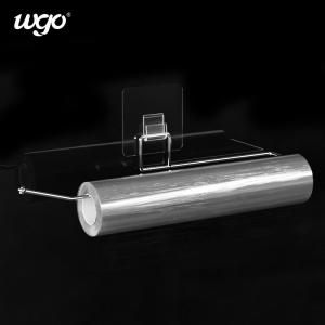 Quality Damage Free Self Adhesive Mounted Wrapping Paper Roll Holder Clear for sale