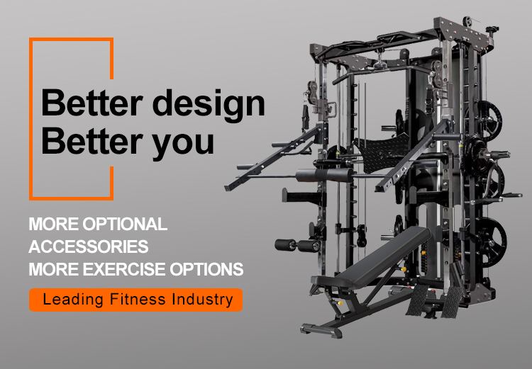 Arm Chest Leg Press Multi Functional Smith Machine Strength Training