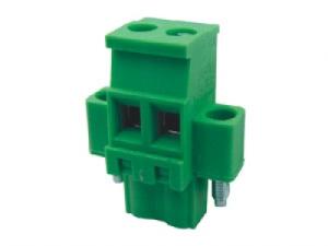 China Plug-in Terminal Block with fixing screw header Pin pitch: 5.08 mm / 0.2 in on sale