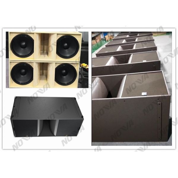 4Ohm 1600W Live Sound Speakers 2x18" Bass Reflex KS28 Subwoofer For Disco