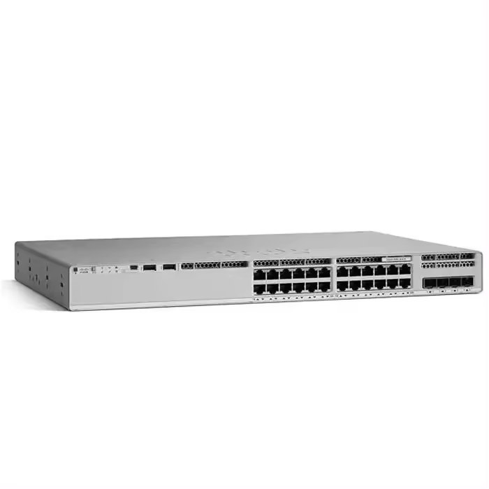 24 Port Ethernet Data Network Switch C9200L-24T-4G-E with Advanced SNMP Function