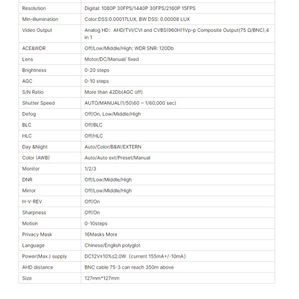 LN-182 4K Security Camera 8mp Surveillance Camera For Home Retail Stores And Offices