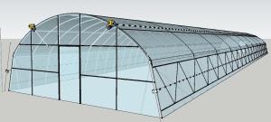 Quality High Tunnel Agricultural Polyethylene Film Greenhouse For Tomato for sale