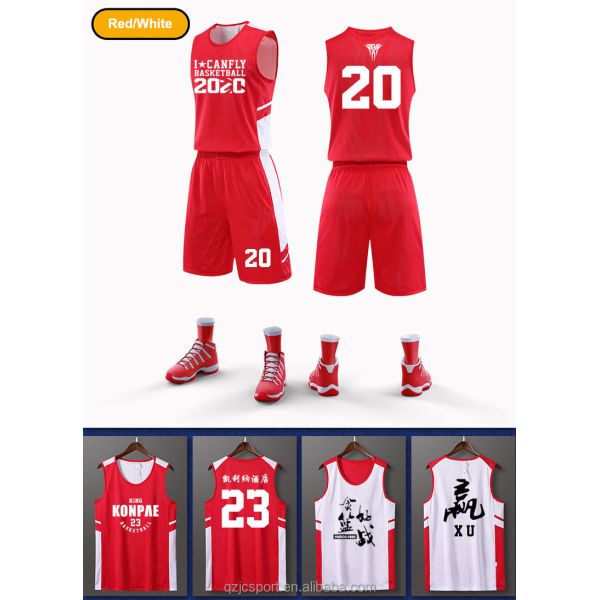 Customized basketball clothes basketball suit club basketball jersey custom made team set uniform