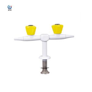 Quality Yellow Laboratory Gas Taps , Lab Furniture Accessories Rust Resistant Valve for sale