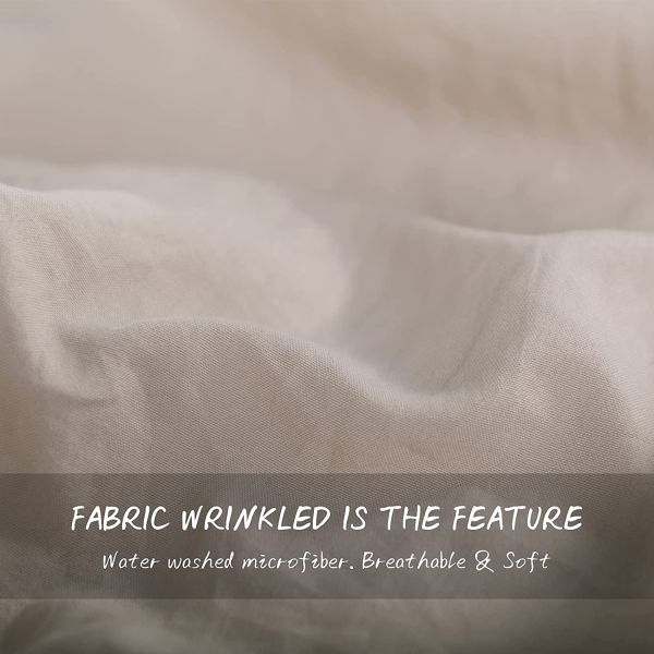 Customized 3 Pieces Queen Comforter Set Farmhouse Bedding Set with Ruffle Bed Design