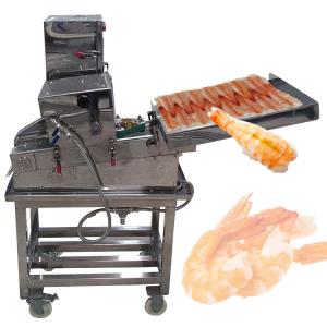 Quality Practical Cutting Shrimp Machine , Anti Erosion Automatic Prawn Cutter for sale