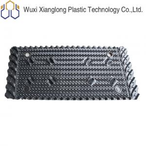 China Hot Water Distribution Cooling Tower Infill Material Cross Flow Media PVC Drift Eliminator on sale