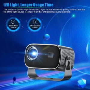 Quality BT 5.0 Bluetooth Mini Portable Projector With Multi Angle Adjustment Keystone Correction And LED Light Source Display Chip for sale