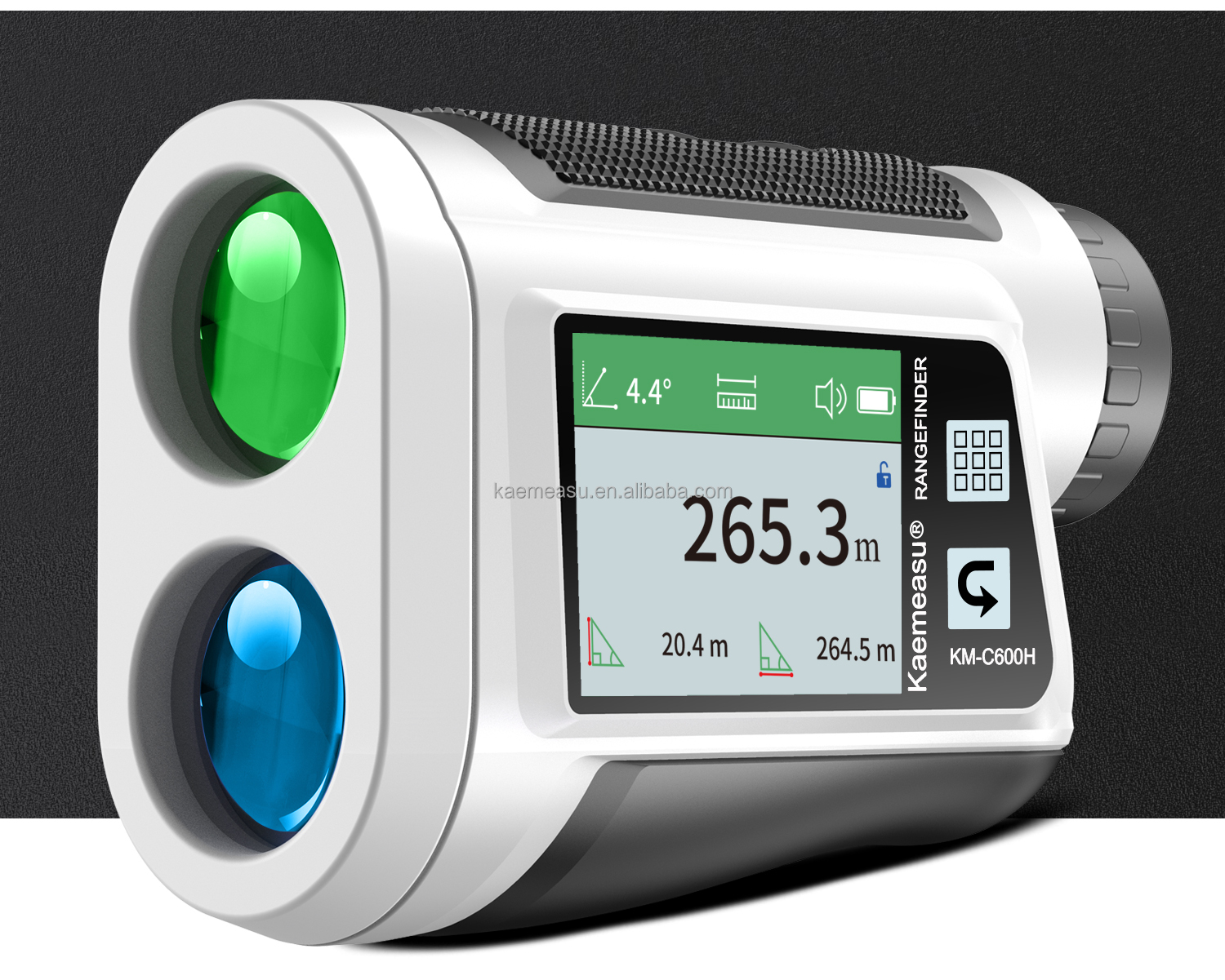 Mini Handheld Laser Rangefinder Sight Measure Tool Laser Distance Meter With Lcd Smart Touch Screen Display