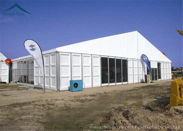 Buy Business Application Large Aluminium Frame Tents With ABS Solid Wall at wholesale prices