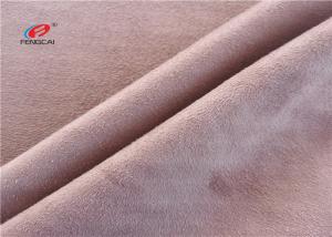 China Warp Knitted 160gsm Polyester Suede Fabric For Shoes on sale