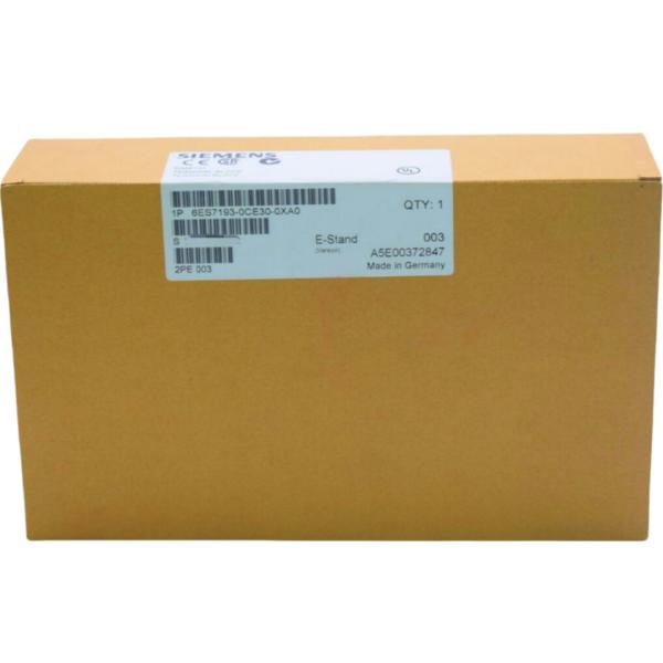 Buy SIEMENS 6ES7193-0CE30-0XA0 SIMATIC DP, TERMINAL BLOCK TB4-M/DC (ET 200B) FOR DIG. ELECTRONIC SUBMODULES 3-WIRE SPRING-TYPE TERMINAL WITH ADDITIONAL FRAME EARTH, WIDTH=235 MM at wholesale prices