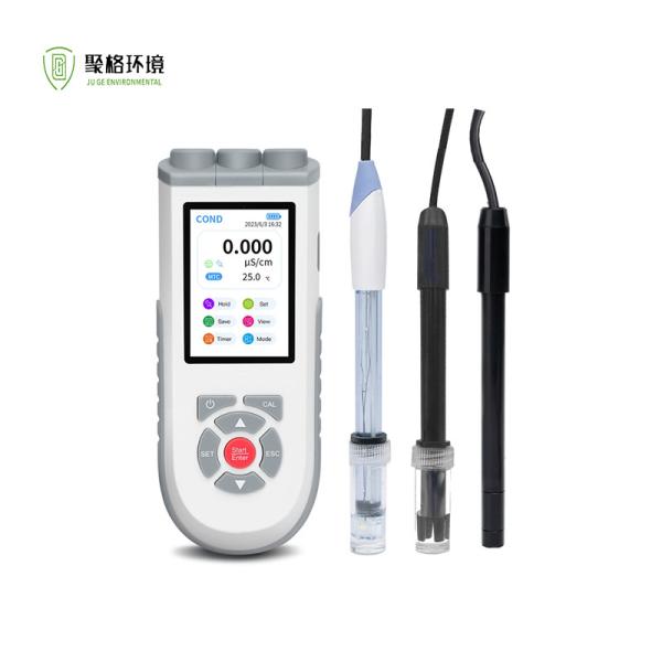 Buy Portable PH / Dissolved Oxygen / Conductivity Three Channels Multi-parameter Handheld Meter at wholesale prices