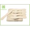Eco - Friendly Birch Wooden Ice Cream Spoons Customized Logo And Package for sale