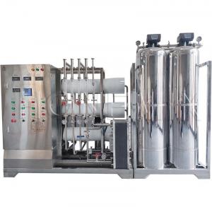 Quality Two Stage Reverse Osmosis Water Treatment Plant SUS304 With EDI Pure System for sale