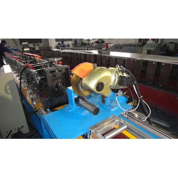 PU Shutter Door Roll Forming Machine Fully Automatic Steel Sheet Rolling Form Machine
