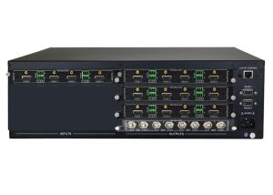 China Modular 4K UHD Video Matrix Switcher With 4 Hdmi Input SDI Output on sale