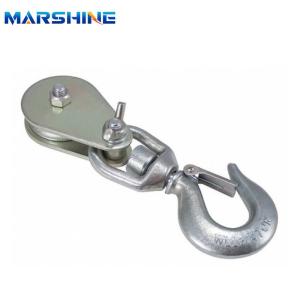 China High Load Capacity Single Sheave Stringing Pulley Block for Transmission Line Tools on sale
