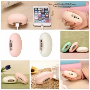 Quality Mini pea pocket Hand Heater With Power Bank Vibration body Massage SW-398 for sale