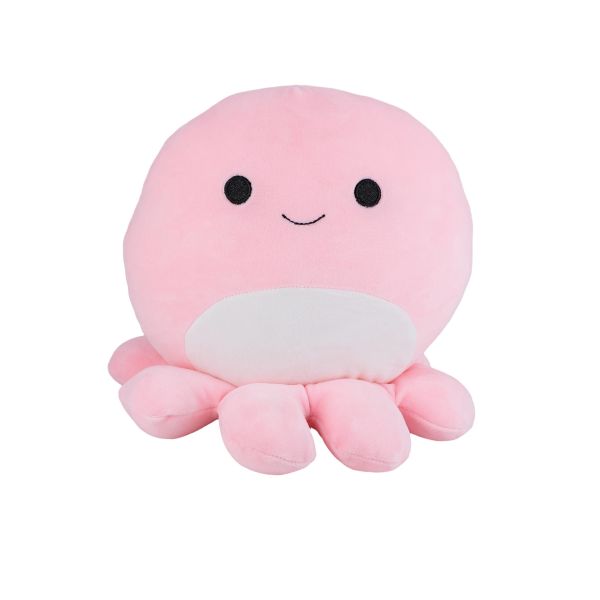 Soft Pink Octopus Plush Pillow Cozy Cuddly Marine Themed Cushion ODM OEM
