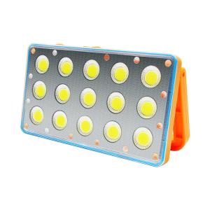 Quality 150W Solar emergency outdoor led parking lot flood light portable LED light outdoor camping disaster relief for sale