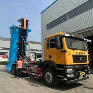 Buy cheap Customized Mobile Vertical Direct Compression Solid Refuse Trash Waste Refuse from wholesalers