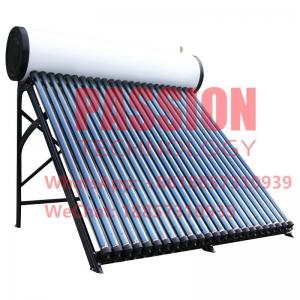 China 200L Pressurized Solar Water Heater White Tank 30tubes Heat Pipe Solar Collector on sale
