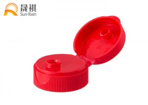 China Red Plastic Cap Round Pump For Shampoo Bottle Caps Various Sizes SR204A on sale